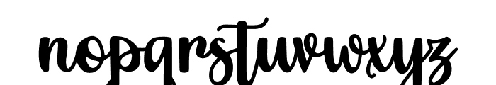 Muthia Font LOWERCASE