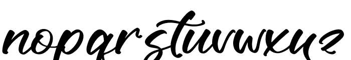 Muthias Aullysa Font LOWERCASE