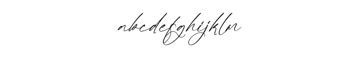 Muthigold Italic Font LOWERCASE