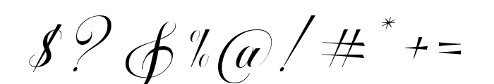 Mutiara Calligraphy Regular Font OTHER CHARS