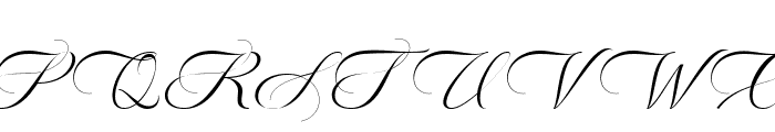 Mutiara Calligraphy Regular Font UPPERCASE