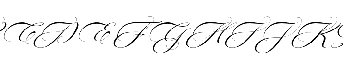 MutiaraCalligraphy-Italic Font UPPERCASE