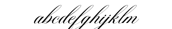 MutiaraCalligraphy-Italic Font LOWERCASE