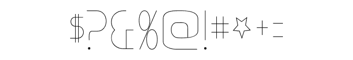 MuyFino-Regular Font OTHER CHARS