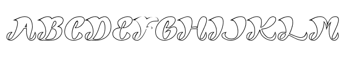 My Angle-Hollow Font UPPERCASE