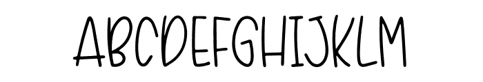 My Angle Font LOWERCASE