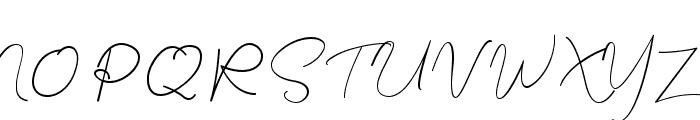 My Bellezza Regular Font UPPERCASE