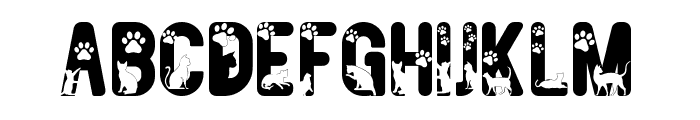 My Cat Round Font UPPERCASE