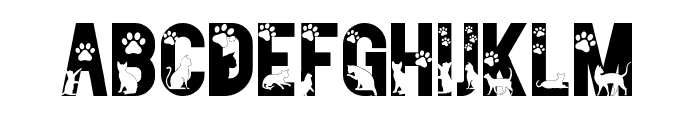 My Cat   Font UPPERCASE