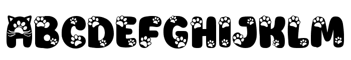 My Cats Regular Font UPPERCASE