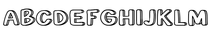 My Comic Font UPPERCASE