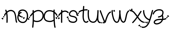 My Cool Font 3 Font LOWERCASE