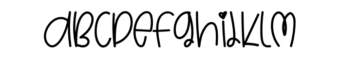 My Cutie Unicorn Font UPPERCASE