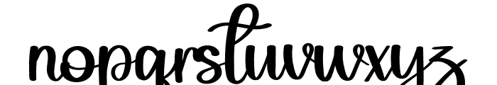 My Dream Font LOWERCASE