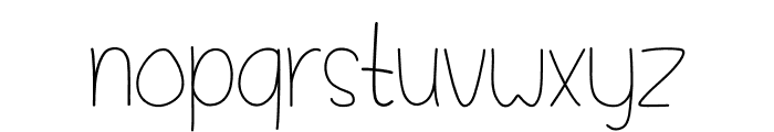 My Easy Day Font LOWERCASE