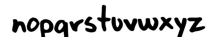 My Hand Font LOWERCASE