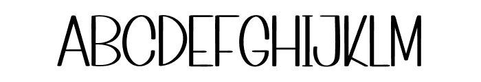 My Home Font UPPERCASE