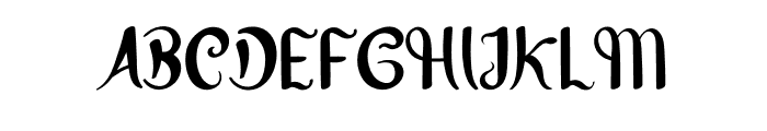 My House Font UPPERCASE