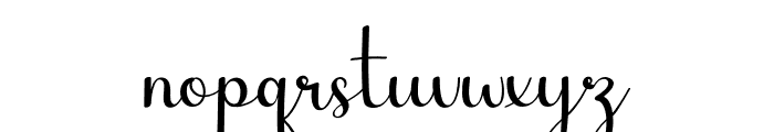 My Jolly Font LOWERCASE