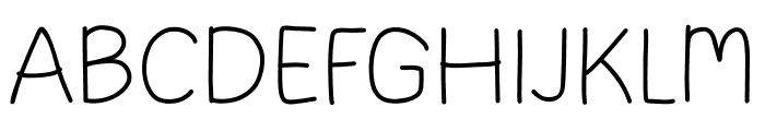 My Lazy Day Font UPPERCASE