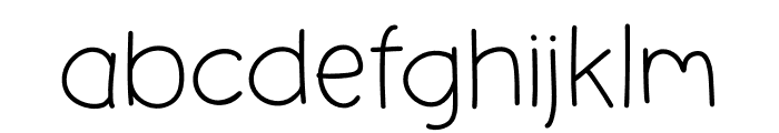 My Lazy Day Font LOWERCASE