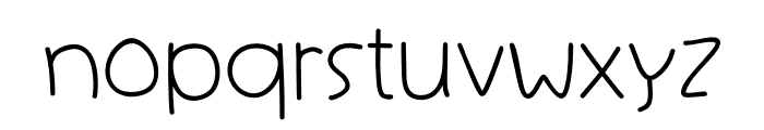 My Lazy Day Font LOWERCASE