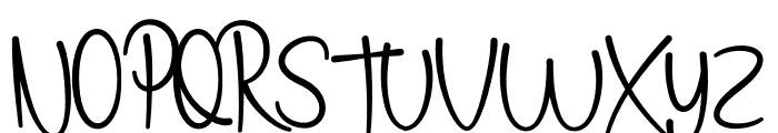 My Note Font UPPERCASE