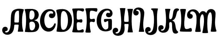 My Wednesday Nights Font UPPERCASE