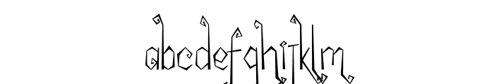 My Witcher Font LOWERCASE