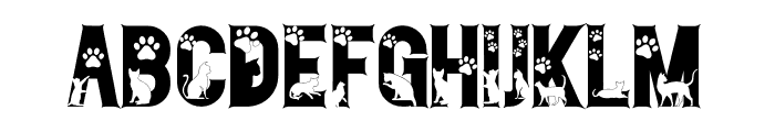 MyCat-Sharp Font UPPERCASE