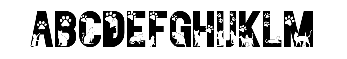 MyCat Font UPPERCASE