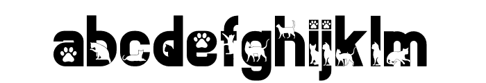 MyCat Font LOWERCASE