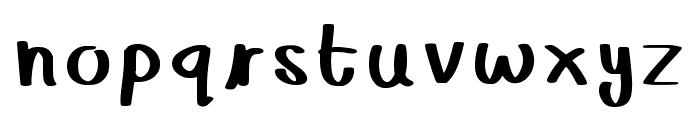 MyFatHand Regular Font LOWERCASE