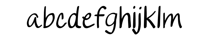 MyFirst Font LOWERCASE