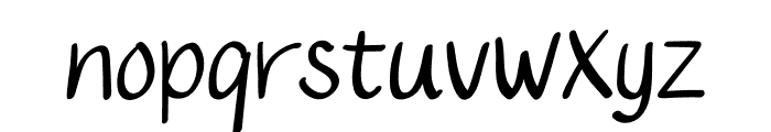 MyFirst Font LOWERCASE