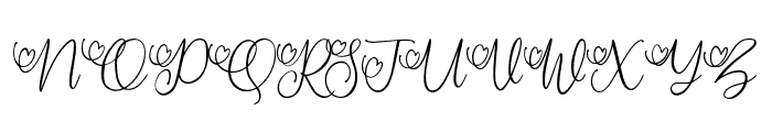 MyLovely Font UPPERCASE