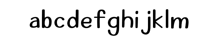 MyOlivin-Regular Font LOWERCASE