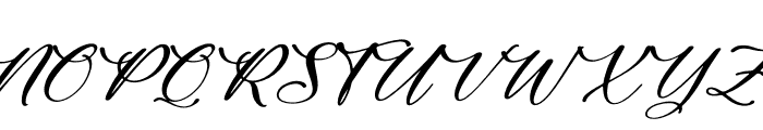 Mybellin Beautya Italic Font UPPERCASE