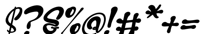 Mydine Walter Italic Font OTHER CHARS