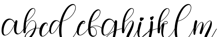 Myhusban Font LOWERCASE