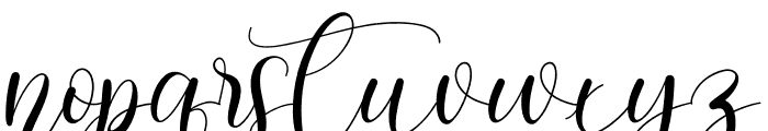 Myhusban Font LOWERCASE