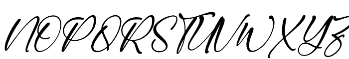 Mylantyka Italic Font UPPERCASE