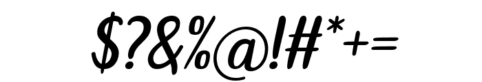 Mylea Italic Font OTHER CHARS