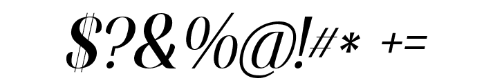 Mylierka Light Italic Font OTHER CHARS