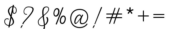 Myrashine Font OTHER CHARS