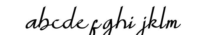 Myrtale-Handwritten Font LOWERCASE