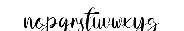 Mysil Font LOWERCASE