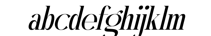 Mystequ Italic Font LOWERCASE