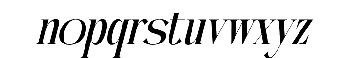 Mystequ Italic Font LOWERCASE