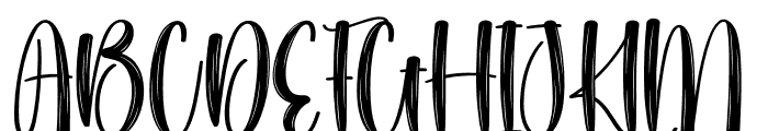 Mystery Winter Font UPPERCASE